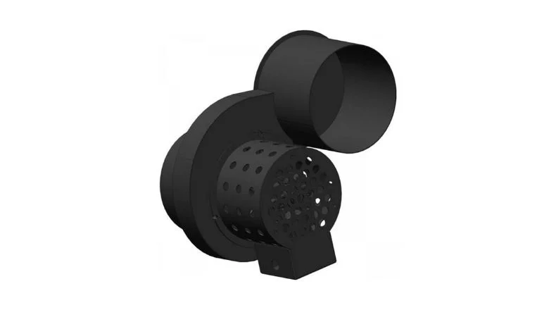 VENTILADOR DE CHIMENEA / DIÁMETRO: 13 CM / VELOCIDAD REGULABLE / SILENCIOSO / ESTUFA DE BABA