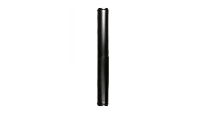 TUBO ESTUFA DE PELLET / LARGO: 100-91 CM / DIÁMETRO: 8 CM / NEGRO MATE / CROMO 304 / JUNTA / ESTUFA BABA'S
