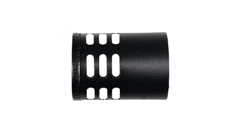 PELET SOBA BORUSU ŞAPKA / ÇAP: 8 CM / MAT SİYAH / 304 KROM / CONTALI / BABA’S STOVE