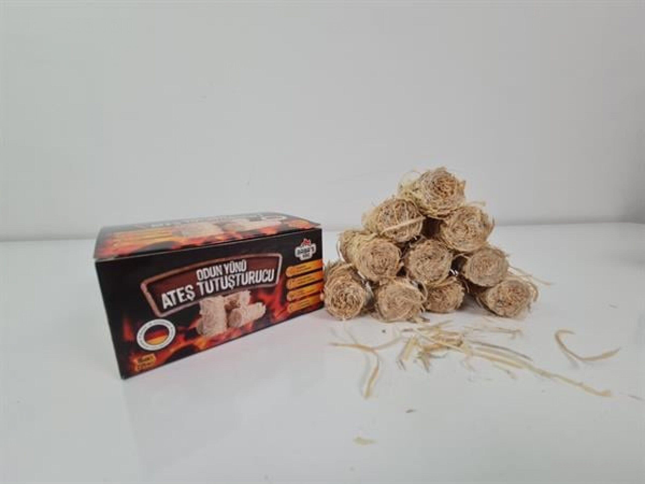 ODUN YÜNÜ TUTUŞTURUCU / BBQ, MANGAL, SOBA, ŞÖMİNE TUTUŞTURUCU / 16 ADET-225 GR / BABA'S BBQ