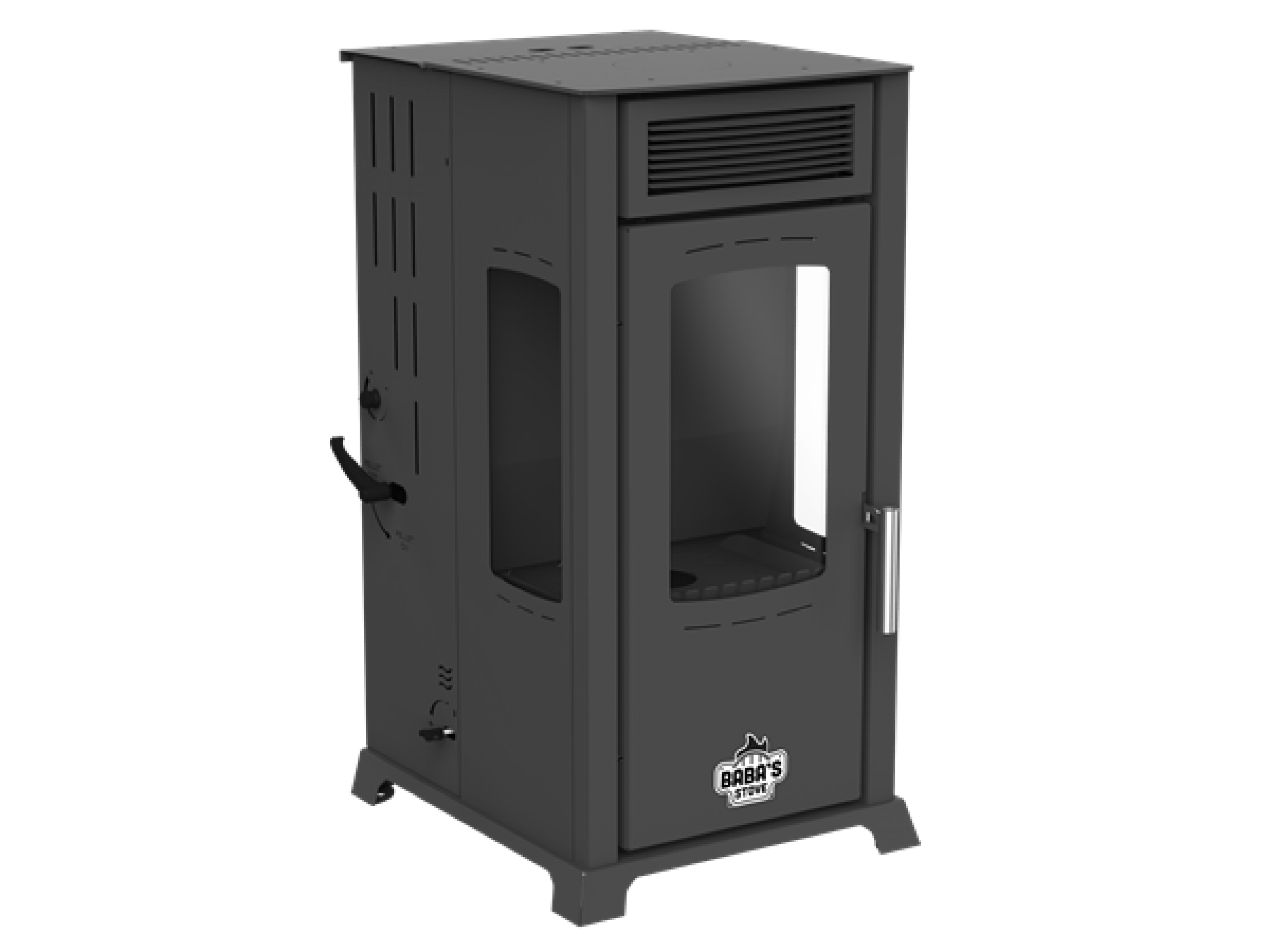 ECO PLUS 8 KW / MANUEL PELET VE ODUN SOBASI / BABA'S STOVE