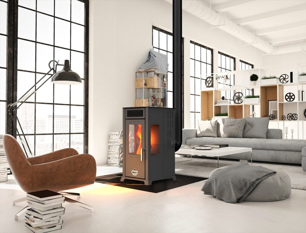 ECO PLUS 8 KW / MANUEL PELET VE ODUN SOBASI / BABA’S STOVE