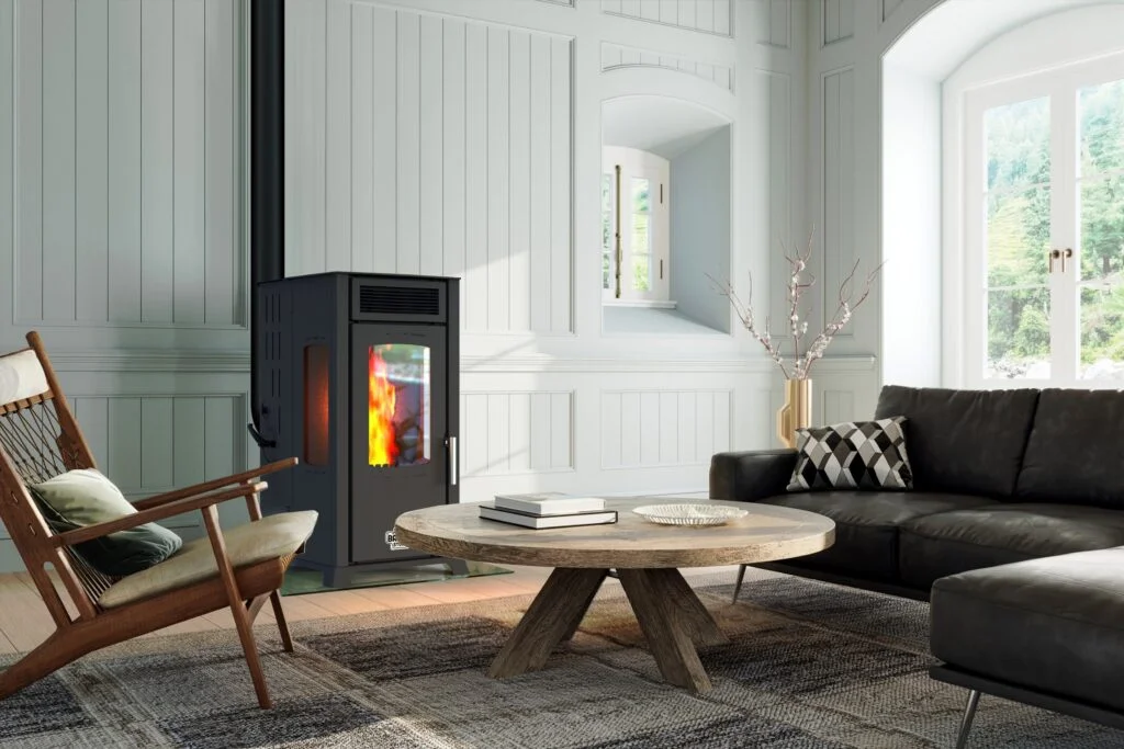 ECO PLUS FAN 8 KW / MANUAL PELLET AND WOOD STOVE / BABA'S STOVE