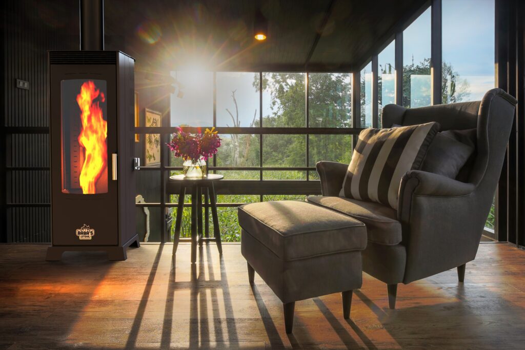 FLAME FAN 12 KW / MANUEL PELET VE ODUN SOBASI / BABA’S STOVE
