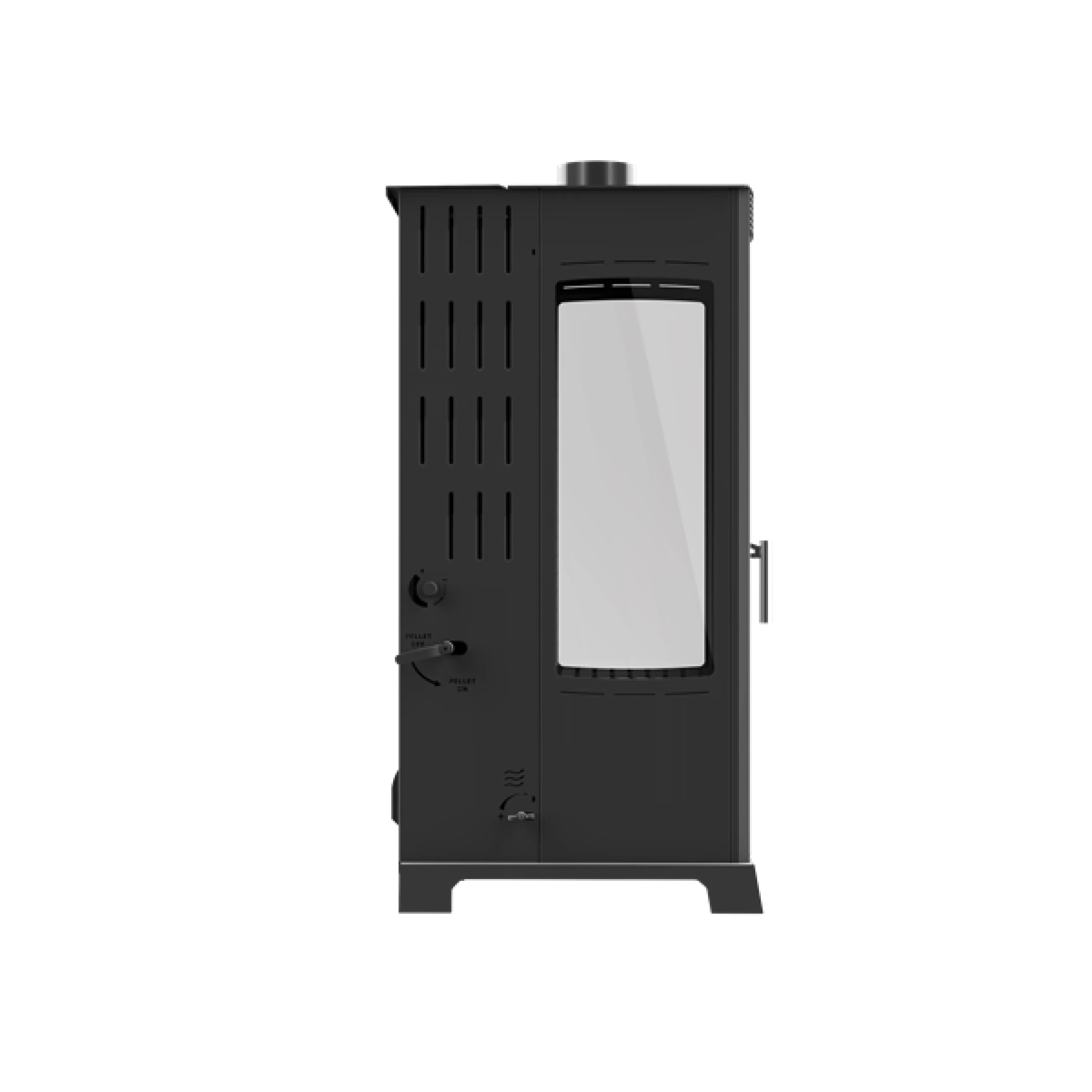 FLAME PLUS FAN 12 KW / MANUAL PELLET AND WOOD STOVE / BABA'S STOVE