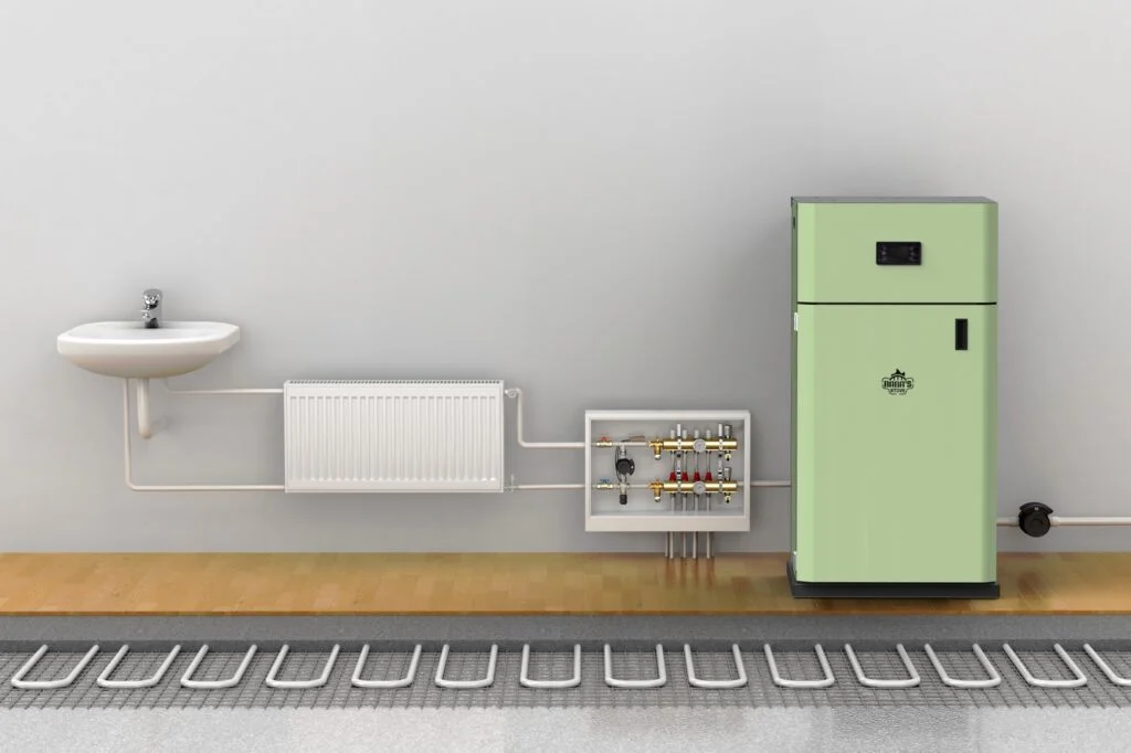 HIDRO D 22 / AUTOMATIC COMBI PELLET BOILER / BABA'S STOVE